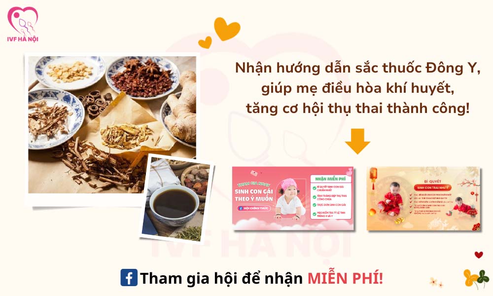 Tham gia hội để nhận hướng dẫn sắc thuốc Đông Y giúp mẹ điều hòa khí huyết, tăng cơ hội thụ thai