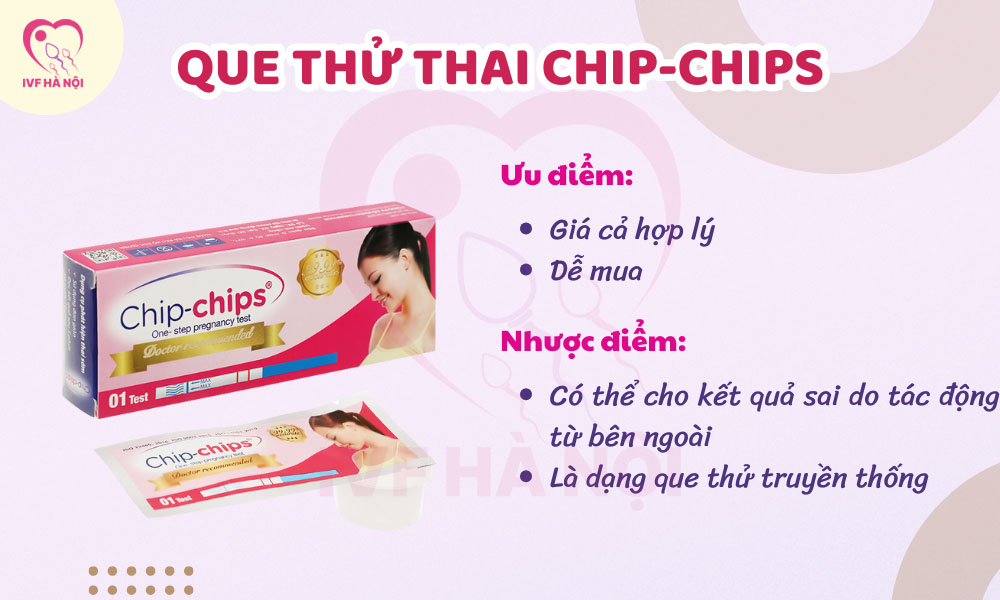 Que thử thai Chip chips